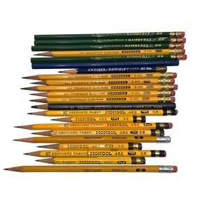 Pencil Lot General Kimberly Goddess Eberhard Faber Mongol FaberCastell HB